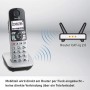 Panasonic KX -TGQ500GS argent-noir [Version Allemande]
