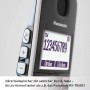 Panasonic KX -TGQ500GS argent-noir [Version Allemande]