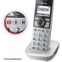 Panasonic KX -TGQ500GS argent-noir [Version Allemande]