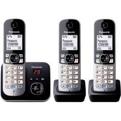 Panasonic KX-TG6823 Téléphones Sans fil Répondeur Ecran [Version Allemande]
