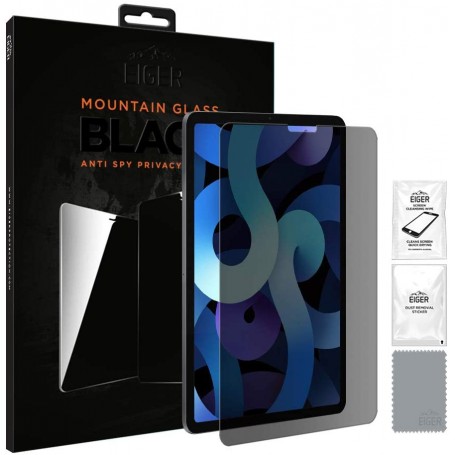 Eiger Mountain Glass Film protecteur d'écran 2,5D pour iPad Air (2020) / iPad Pro 11 (2018) et (2020) Noir
