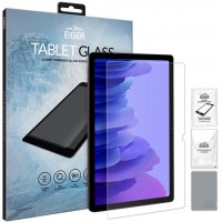 Eiger Protection d`écran en verre trempé 2,5D pour tablette Samsung Galaxy Tab A7 10.4 (2020) avec kit de nettoyage