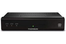 Thomson THS210 Décodeur Satellite HD Free-to-Air, SatCR supporté, RSS Feed, noir