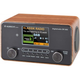 Albrecht DR 865 Radio Senior avec Grand écran 4"