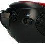 Lenco SCD-24 Radio FM Stéréo avec Lecteur CD Rouge/Noir