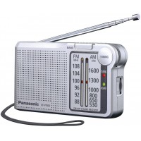 Panasonic de p150deg RF à S Radio de Poche avec Sangle, Fonctionnement sur Batterie Argent