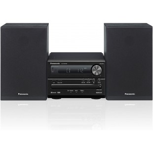 Panasonic Micro HiFi System SC-PM250EG-K (20 Watt RMS, CD, Radio UKW, Bluetooth) Noir