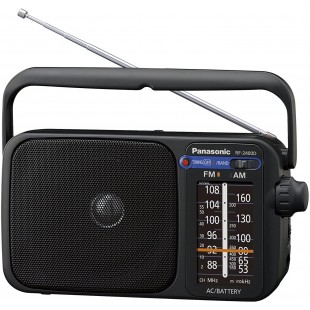 Panasonic Radio FM/AM RF-2400DEG-K I Radio FM/AM Tuner numérique Contrôle automatique de fréquence (AFC) fonctionnement sur sect