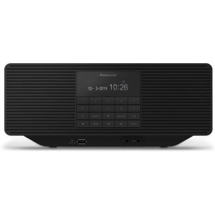 Panasonic Radio tout en un RX-D70BTEG-K I Radio FM/DAB/DAB+ Bluetooth Lecteur CD Aux-in USB Horloge Fonctionne sur secteur ou pi