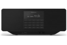 Panasonic Radio tout en un RX-D70BTEG-K I Radio FM/DAB/DAB+ Bluetooth Lecteur CD Aux-in USB Horloge Fonctionne sur secteur ou pi