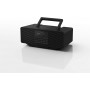 Panasonic Radio tout en un RX-D70BTEG-K I Radio FM/DAB/DAB+ Bluetooth Lecteur CD Aux-in USB Horloge Fonctionne sur secteur ou pi