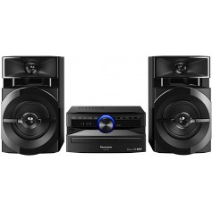 Panasonic SC-UX104EG-K Micro Musique CD (Bluetooth, Tuner (Dab+/FM), USB, AUX-in, DJ Jukebox, 300 W RMS Noir