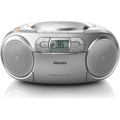 Philips AZ127/12 Lecteur CD/Cassette/Tuner analogique FM/MW 2 W RMS