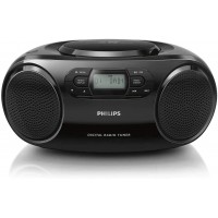 Radio Portable Philips Audio AZB500/12 Radio Dab (Dab+/UKW, Dynamic Bass Boost, Lecture CD, Fonction Shuffle/répétition, entrée 