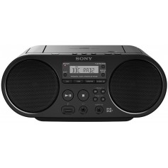 Sony ZS-PS55 Radio/Radio-réveil Lecteur CD MP3 Port USB (compatible radio AM/FM, radio numérique DAB/DAB+) - Noir