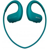 Sony Walkman NW-WS413 - Lecteur MP3 Intégré à des Ecouteurs - Etanche - 4 GB - Bleu