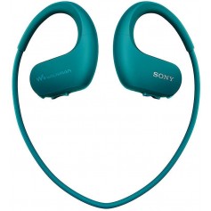 Sony Walkman NW-WS413 - Lecteur MP3 Intégré à des Ecouteurs - Etanche - 4 GB - Bleu