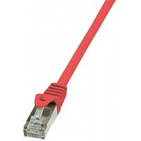 LogiLink CP1054S Câble réseau Cat5e F/UTP AWG26 2 m Rouge