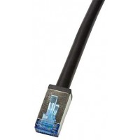 LogiLink CQ7053S câble de réseau Noir 2 m Cat6a S/FTP (S-STP)