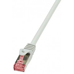 LogiLink PrimeLine Câble réseau Cat6 S/FTP AWG27 PIMF LSZH 1 m Gris