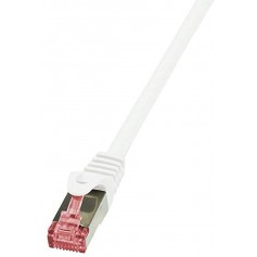 LogiLink PrimeLine Câble réseau Cat6 S/FTP AWG27 PIMF LSZH 30 m Blanc