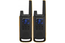 Motorola T82 Extreme PMR446 2-Way Walkie Talkie Radio Twin Pack - Jaune/Noir