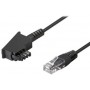 Good Connections Alcasa 3510-RJ45 10m Noir câble de réseau - câbles de réseau (10 m, RJ-45, Noir)