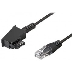 Good Connections Alcasa 3510-RJ45 10m Noir câble de réseau - câbles de réseau (10 m, RJ-45, Noir)