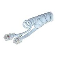 Good Connections THW-02 câble de téléphone 2 m Blanc - Cables de téléphone (2 m, RJ-10, RJ-10, Blanc, Male Connector/Male Connec