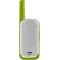 Motorola Talkie-walkie portée de 4 km Blanc avec Contours Orange/Vert/Bleu, TLKR T42 Trio