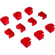 LogiLink RJ45 1 Port x et 10 x Serrures 10x Schlösser Rot