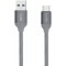 Nevox 1480 câble USB 2 m USB A USB C Gris - Câbles USB (2 m, USB A, USB C, 3.1 (3.1 Gen 2), Male connector / Male connector, Gri