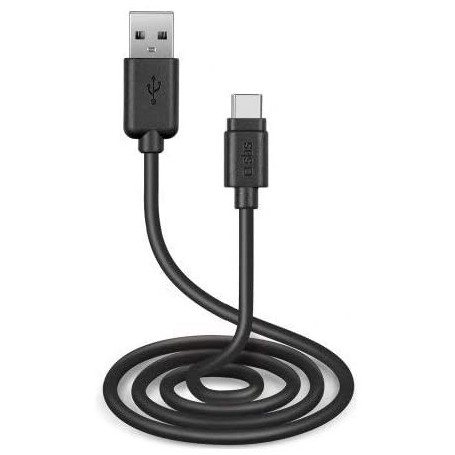 SBS Câble de Chargement et de Transfert de données USB 2.0 Type-C 3 m