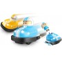 EAXUS ® Lot de 2 super bumper Car - Pour 2 joueurs, bleu et jaune