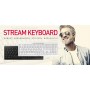 Cherry Stream Keyboard USB Grey German Blanc