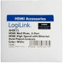 LogiLink AH0015 Adaptateur douille HDMI 2 ports Blanc