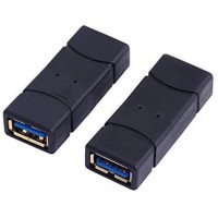 LogiLink AU0026 Adaptateur USB 3.0 A Femelle/A Femelle Noir