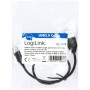 LogiLink Câble de connexion USB 2.0 - USB (type A) vers USB (type C) - Noir - 0,3 m