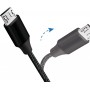 LogiLink Câble de Connexion USB 2.0 Type A vers Micro-USB Noir 1 m