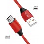 LogiLink Câble de Connexion USB 2.0 Type A vers Micro-USB Rouge 0,3 m