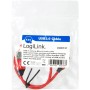 LogiLink Câble de Connexion USB 2.0 Type A vers Micro-USB Rouge 0,3 m