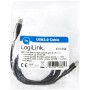 LogiLink Câble de Connexion USB 2.0 Type C vers USB (Type C) Noir 1 m