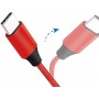 LogiLink Câble de Connexion USB 2.0 Type C vers USB (Type C) Rouge 0,3 m