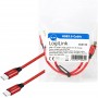 LogiLink Câble de Connexion USB 2.0 Type C vers USB (Type C) Rouge 0,3 m