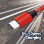 LogiLink Câble de Connexion USB 2.0 Type C vers USB (Type C) Rouge 1 m