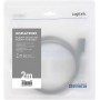 LogiLink Câble de raccordement DisplayPort 1.4 4 K/120 Hz pour Une qualité HD complète et 3D avec Une Meilleure Transmission son