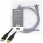 LogiLink Câble de raccordement DisplayPort 1.4 4 K/120 Hz pour Une qualité HD complète et 3D avec Une Meilleure Transmission son
