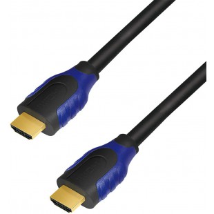 LogiLink Câble HDMI ch0062, Standard: High Speed avec Ethernet pour Les résolutions jusqu'à 4096 x 2160, Ultra HD et 3D Noir