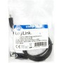 LogiLink Câble USB 2.0 avec règle, USB (Type A) vers USB (Type C) Noir 1 m