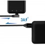LogiLink Câble USB 2.0 type A vers USB (type C) coudé à 90° Noir 0,3 m
